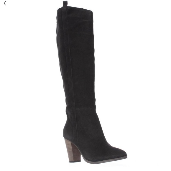 Dolce Vita Shoes - DOLCE VITA black Myste tall suede leather boots